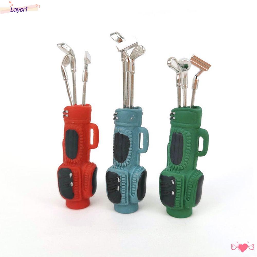 1 Bộ Mô Hình Túi Đựng Golf Tỉ Lệ 1:12 Dành Cho Nhà Búp Bê