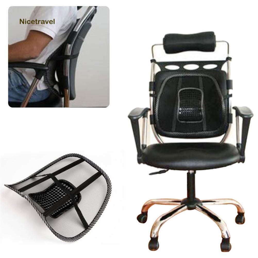 Phụ Kiện Trang Trí Xinh Xắn Chất Lượng✌ Đệm Lưới Tựa Lưng Mát Xa Cho Ghế Ngồi Xe Hơi