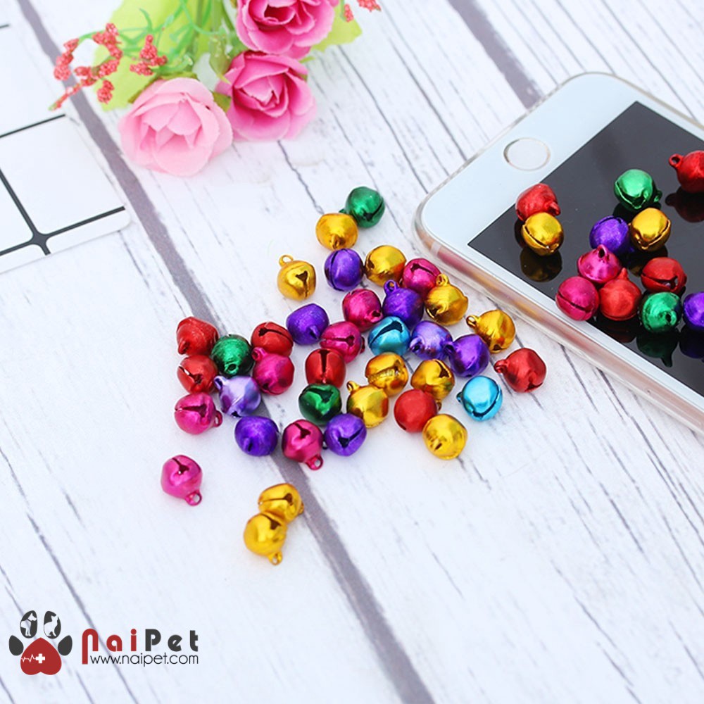 Chuông Đeo Cổ Chuông Hoa Chuông Trơn Nhiều Màu CLL002