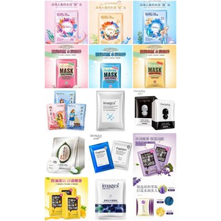 Combo gồm 10 mặt nạ giấy dưỡng da mụn cấp ẩm thải độc