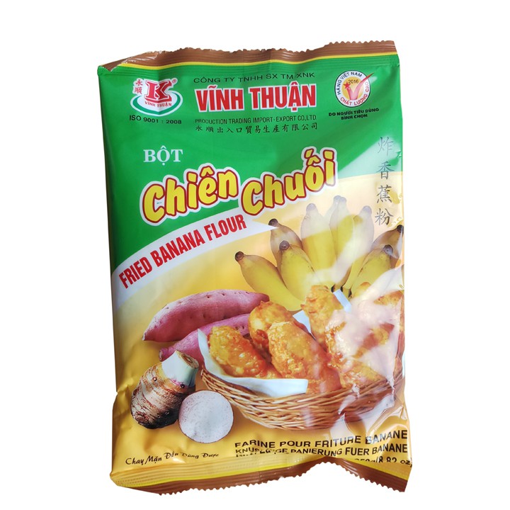 Bột chiên chuối, khoai, củ quả Vĩnh Thuận 250g