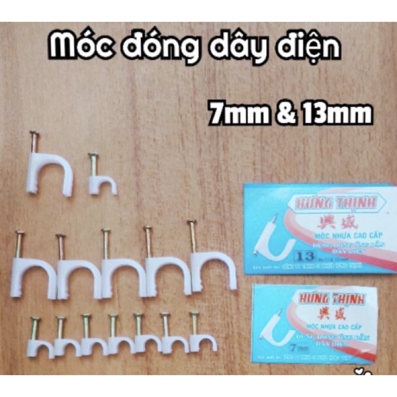 Móc đóng dây điện 7,10,11,13,16mm