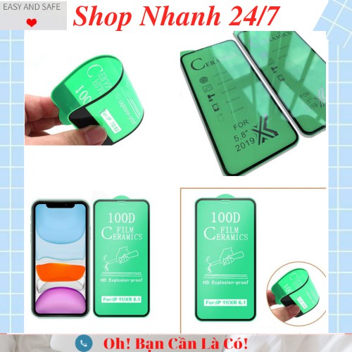 ⚡️ Giá Sỉ ⚡️ Cường lực iphone Dẻo 100D Full màn - Cường lực Dẻo Chống Mẻ Vỡ Viền