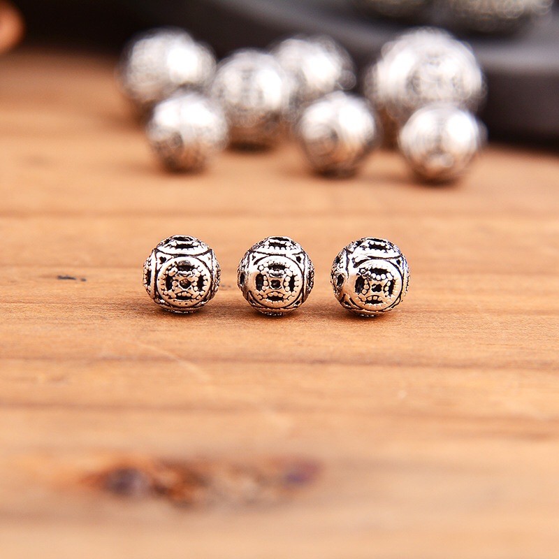 [S925] Charm Bi bạc may mắn 12mm