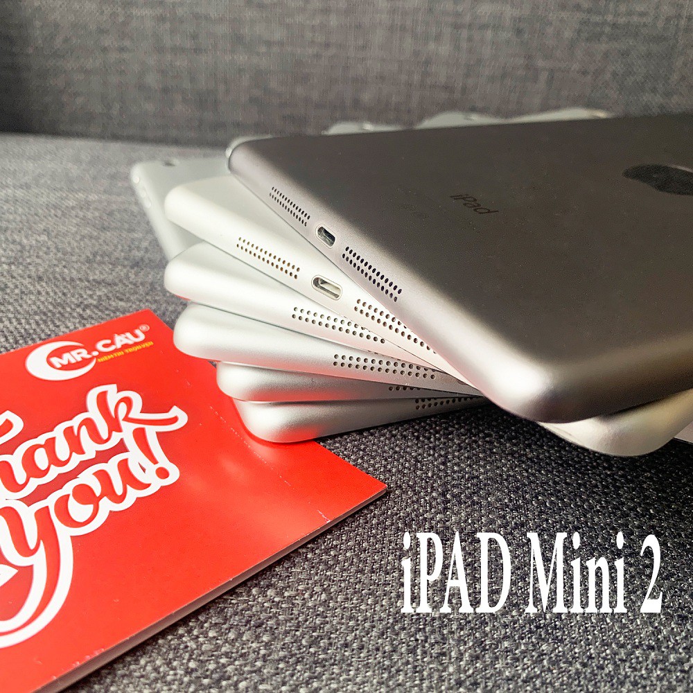 Máy tính bảng IPAD MINI 2 (4G/WIFI) Chính hãng Apple bộ nhớ 16GB 32GB Màn hình 7.9 Inch HD - TẶNG: Bộ Sạc 12W + BAO DA | BigBuy360 - bigbuy360.vn