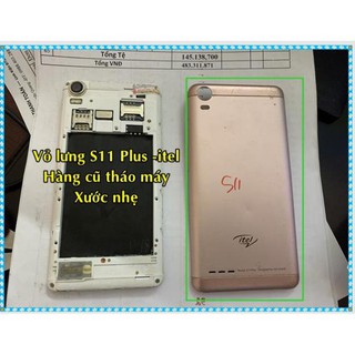 Vỏ lưng S11 plus - itel (cũ xước Nhẹ) Zin Hãng