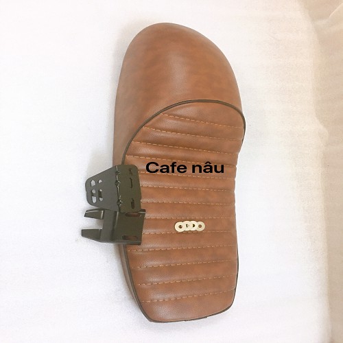 YÊN XE CAFE GẮN 67 WIN MÀU NÂU CAO CẤP