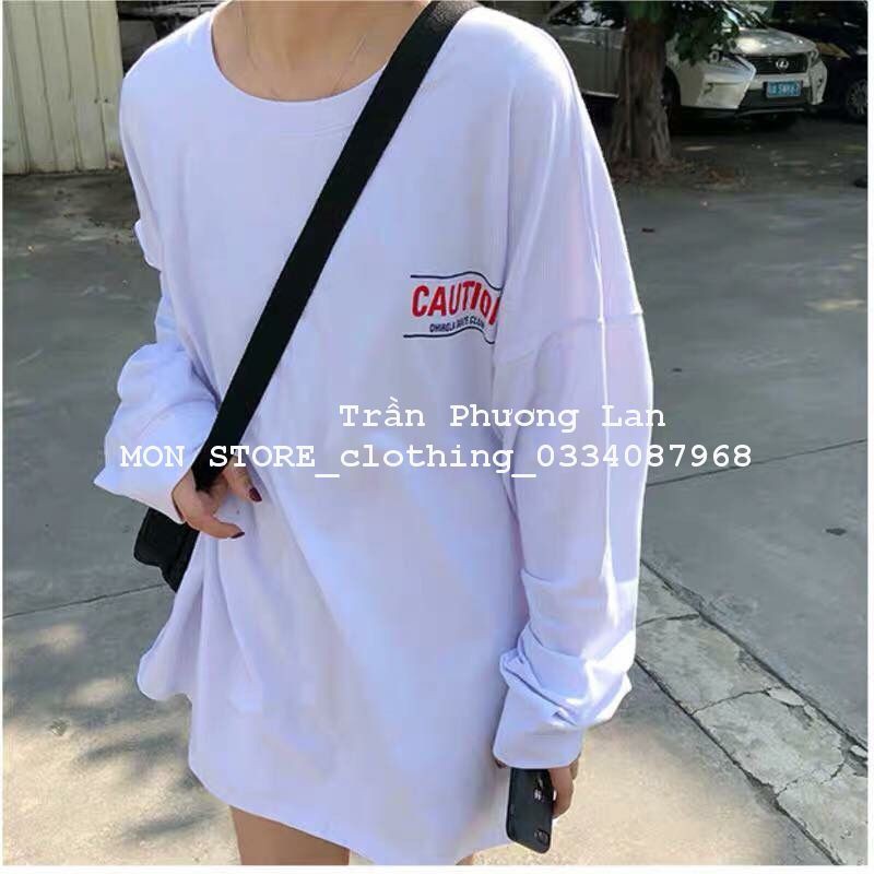 áo phông tay dài - longtee sleeve - HÀNG CÓ SẴN - HÌNH THẬT TỰ CHỤP