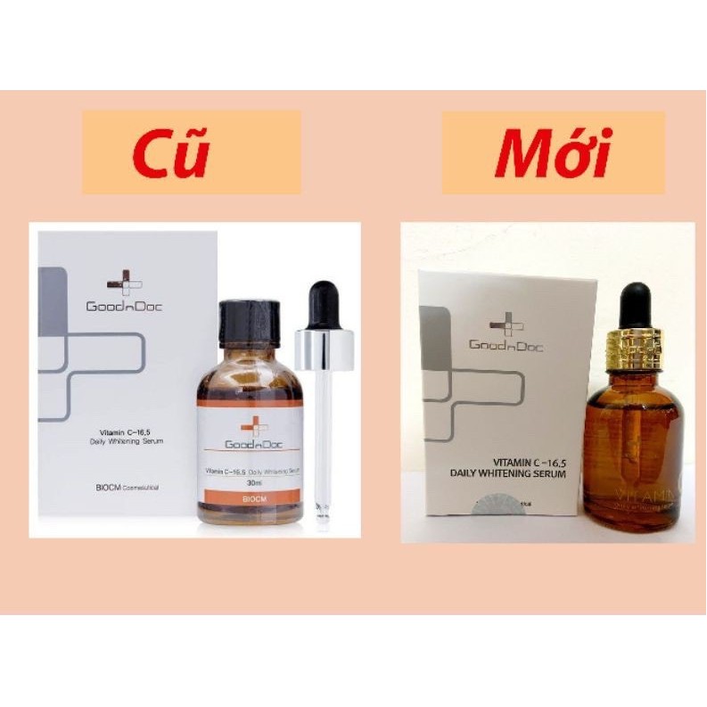 SERUM DƯỠNG TRẮNG SÁNG DA GOODNDOC VITAMIN C 16,5 DAILY WHITENING SERUM | BigBuy360 - bigbuy360.vn
