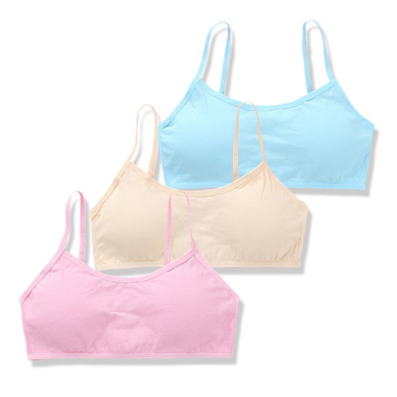 Set 3 Áo Lót Cotton Mềm Mại Cho Tuổi Teen