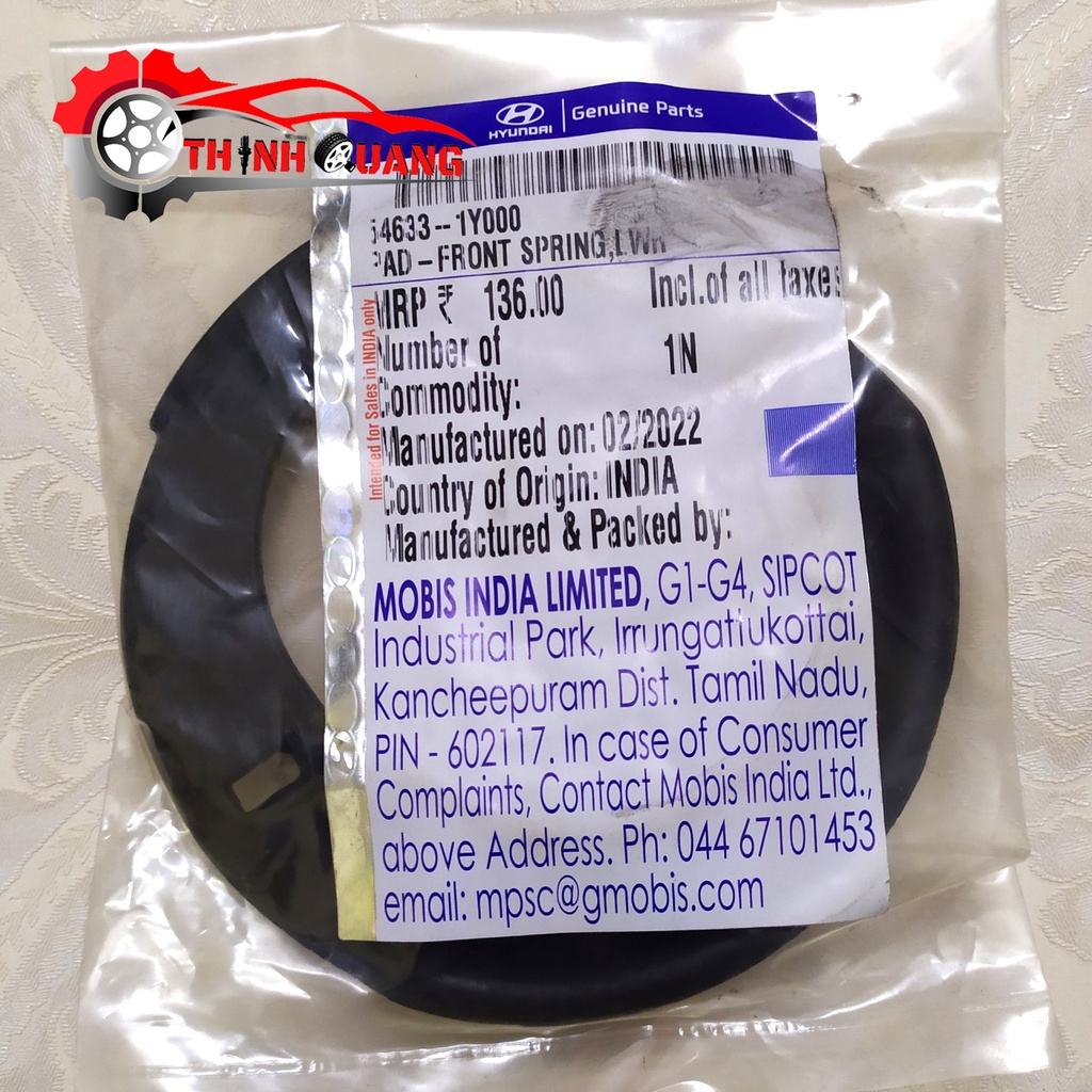 Cao su đệm lò xo giảm xóc trước KIA MORNING, HYUNDAI GRAND I10 (546331Y000)