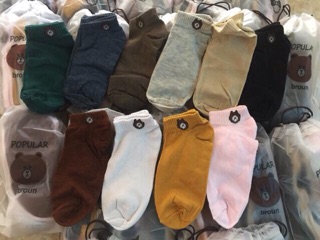 Sét 10 đôi tất gấu Brown hót hít