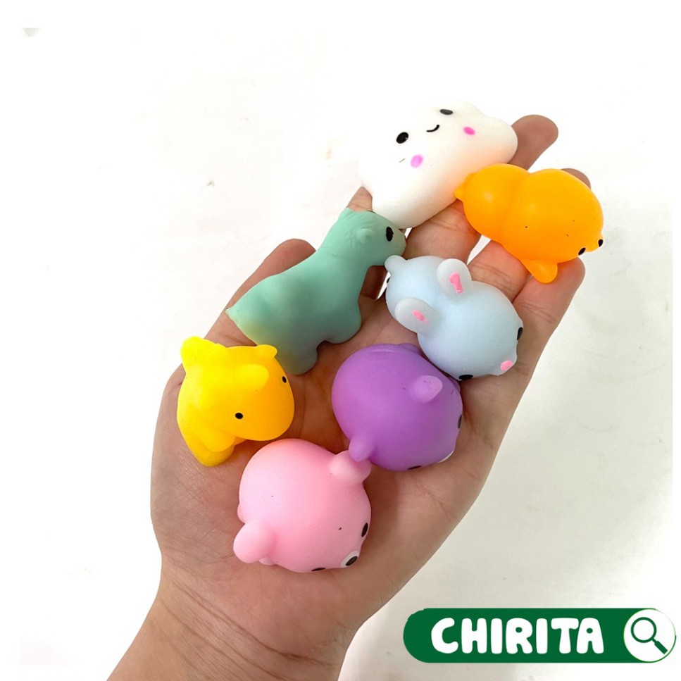 Đồ Chơi Squishy Mochi (16 CON) - Mochi Hình Thú Đáng Yêu, Vui Nhộn - Đồ CHơi dành Cho Bé Trai Và Bé Gái CHIRITA