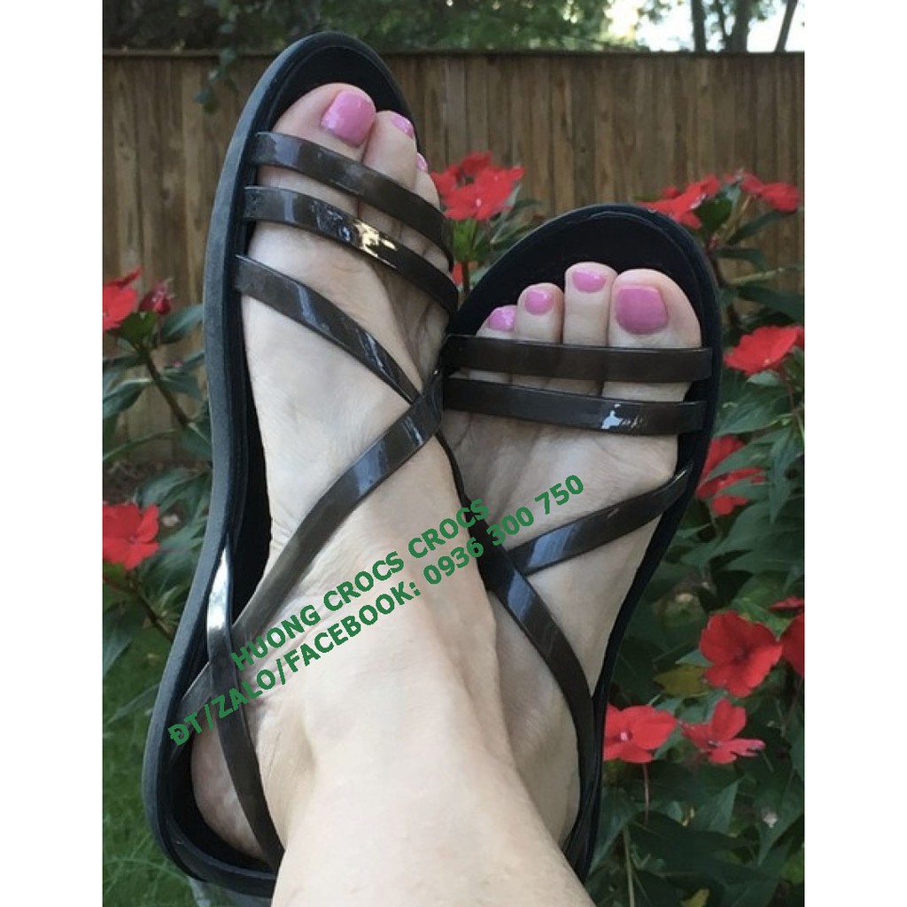 SANDAL C.ROC.S ISABELLA STRAPPY MÀU ĐEN