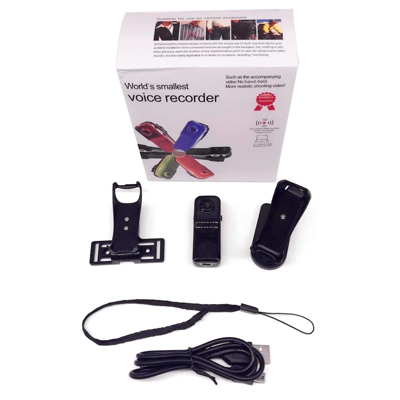 Camera Hành Trình ROX MD80 Mini DV DVR Có Giá Đỡ Cho Xe Đạp