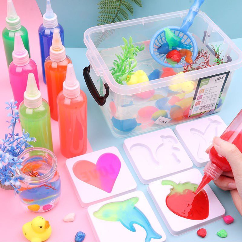 Bộ Tạo Hình Nước 3D Ma Thuật Cho Bé, Bộ Stem Đồ Chơi Khoa Học Thí Nghiệm Cho Bé Thỏa Sức Sáng Tạo