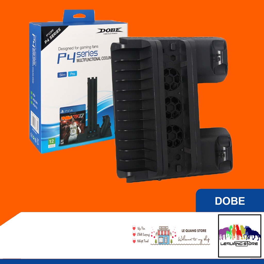 Chân đế quạt tản nhiệt + sạc tay cầm cho máy ps4 / ps4 slim / ps4 pro