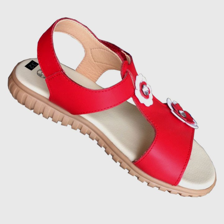 Dép bé gái da bò cao cấp BG138