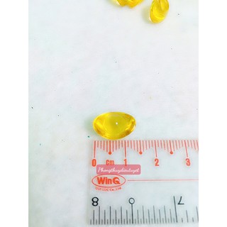 Thỏi vàng thủy tinh 1 cm ( mua 10 tặng 1 )