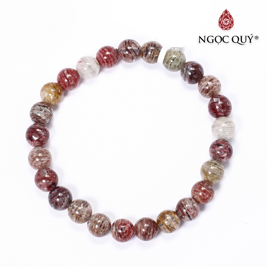 Vòng tay trơn TA ưu linh đa sắc - Ngọc Quý