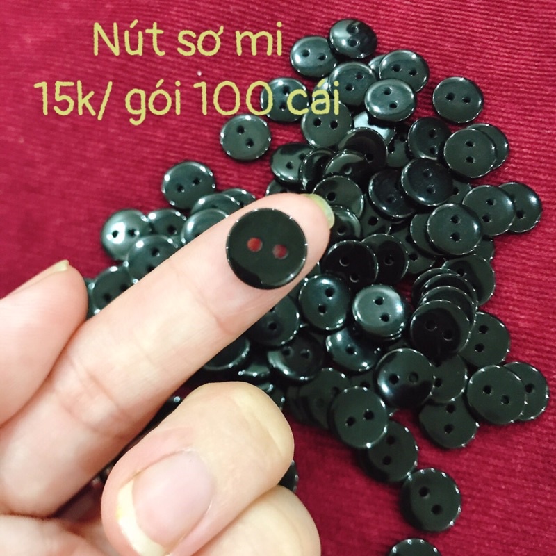 Gói nút sơ mi (100 nút)