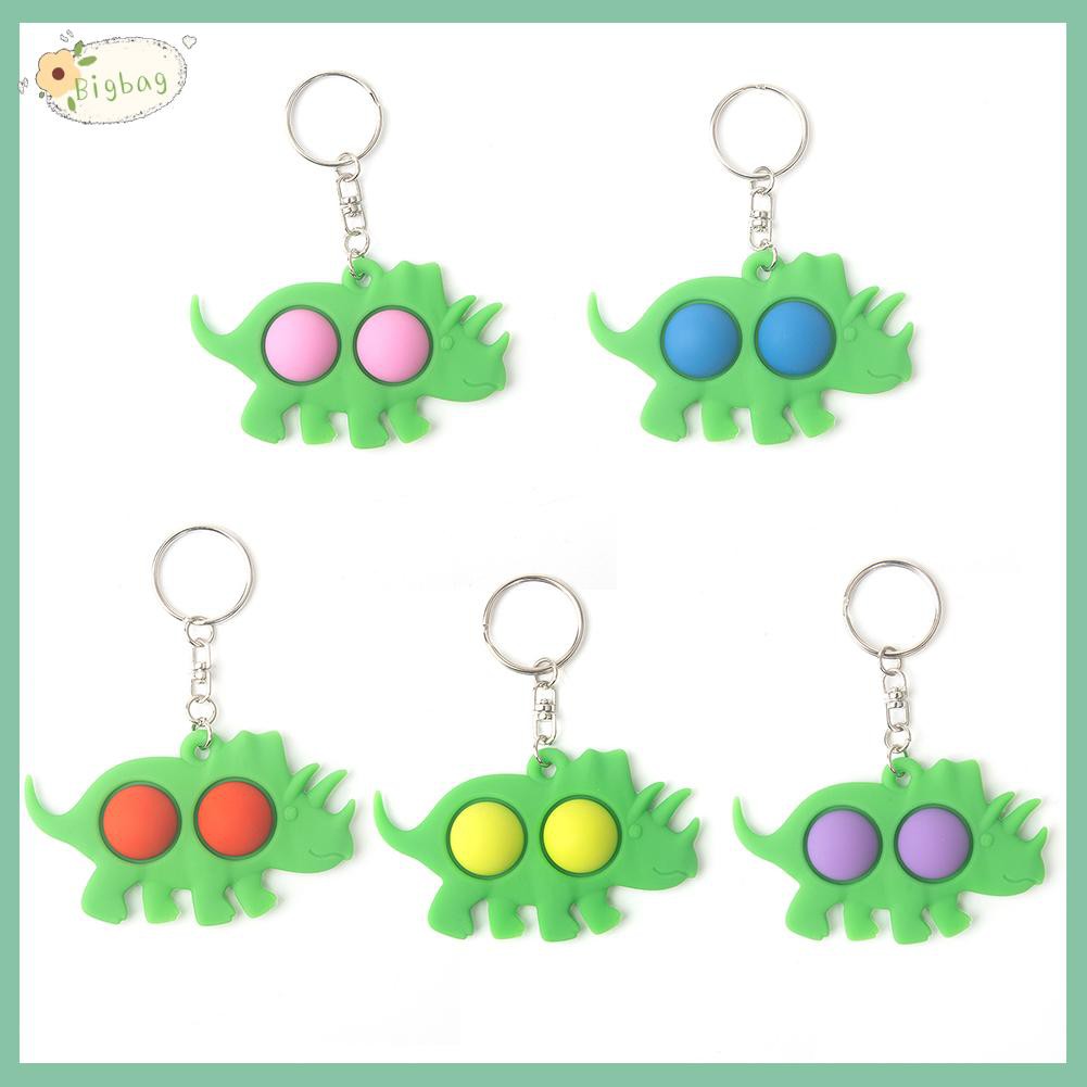 Móc khóa nhấn tay mini không độc hại giải tỏa căng thẳng cho người lớn và trẻ em 5 loại tùy chọn