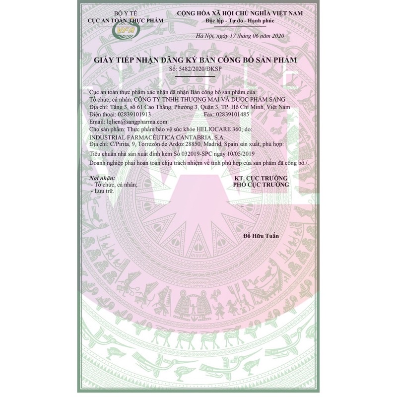 Viên uống chống nắng nội sinh 360 Heliocare