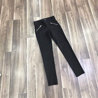 Quần legging Zara khoá chéo