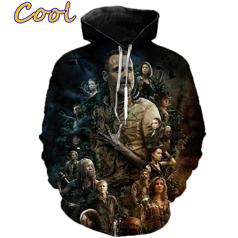 Áo Hoodie In Họa Tiết Phim The Walking Dead 3d Thời Trang Cho Nam Nữ | BigBuy360 - bigbuy360.vn