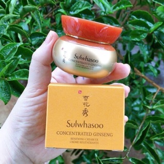 Kem nhân sâm tái sinh #Sulwhasoo Concentrated Ginseng Renewing Cream Ex 10ml