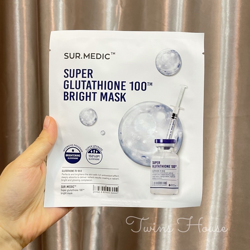 Mặt Nạ Trắng Da Sur.Medic Bright Glutathione Mask