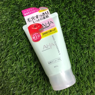 Sữa rửa mặt AHA wash cleansing b không chưa hạt scrub