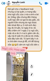 Ngũ cốc dinh dưỡng Hoa Sơn Trà