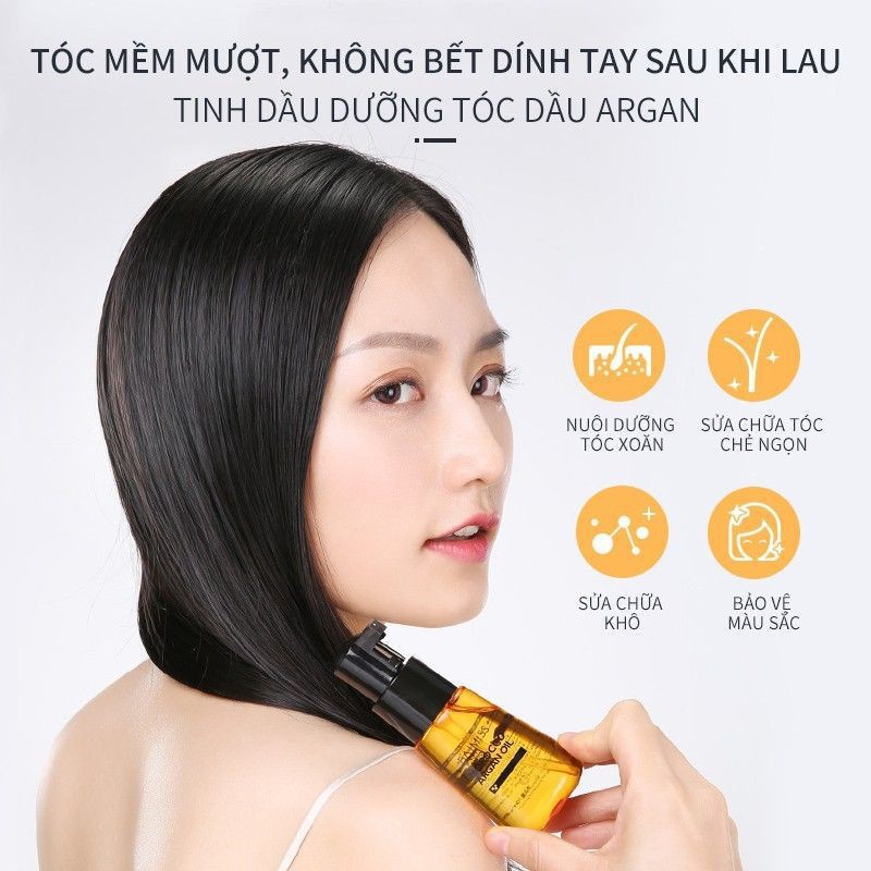 Tinh dầu dưỡng tóc uốn, dưỡng tóc khô xơ, tóc nhuộm Jckoo giúp giữ nếp, tạo nếp tóc mềm mượt, phục hồi hư tổn 𝑭𝒓𝒆𝒆𝑺𝒉𝒊𝒑