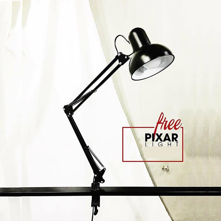 Đèn kẹp bàn Pixar luxo đủ màu sắc PX01 (chưa kèm bóng)