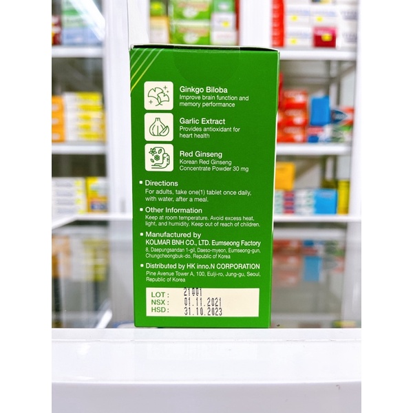 ✅ Condition Ginkgo nhập khẩu từ Hàn Quốc- bổ não, tăng cường trí nhớ, lưu thông tuần hoàn máu