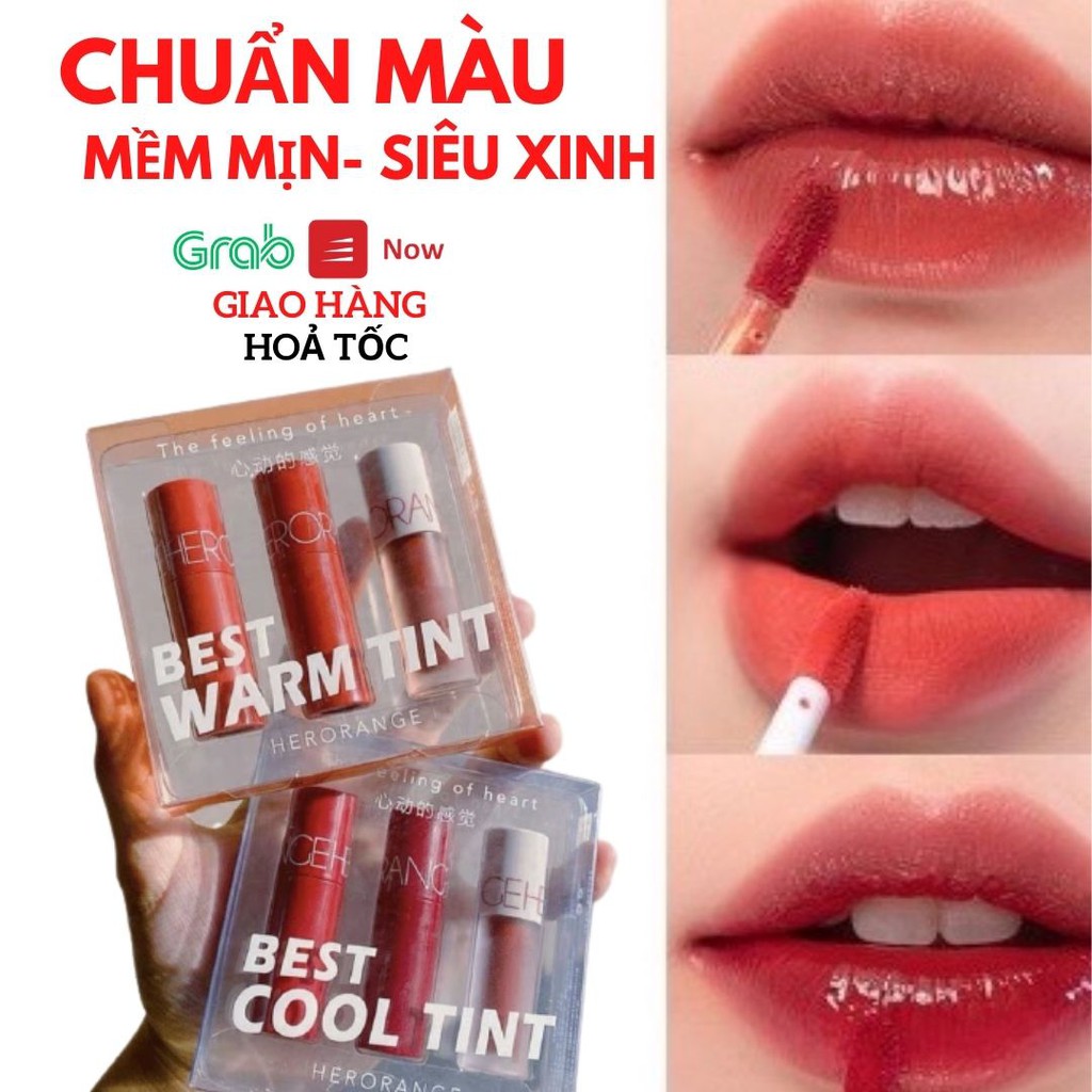 Son herorange tint kem lì chính hãng nội địa trung son dưỡng lên màu lâu trôi inuka.store.