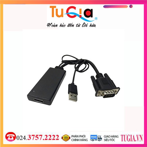 CABLE HDMI SANG VGA + USB KINGMASTER KY-H129B