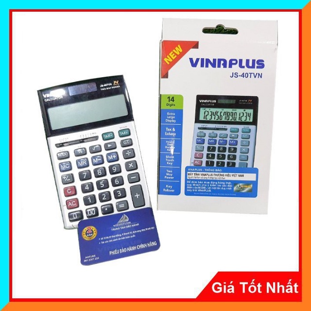 Máy Tính VINAPLUS JS-40TVN- Màn Hình Lớn - Nguồn Hai Chiều (Mặt trời + Pin)