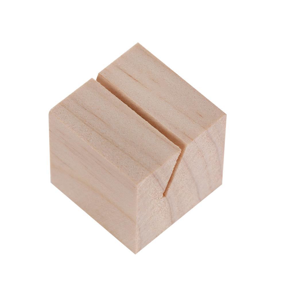 Set 1 / 3 Kẹp Gỗ Giữ Thẻ Số / Ảnh Để Bàn Trang Trí Tiệc Cưới Thời Trang