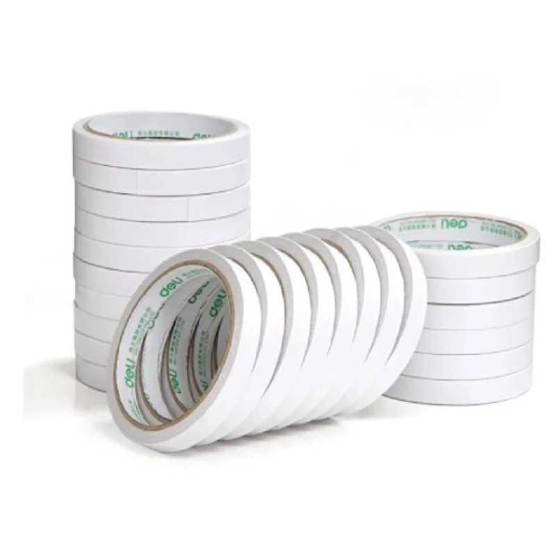 1 Cuộn Băng Keo Hai Mặt Siêu Mỏng Độ Dính Cao Dài 9m Rộng 6mm