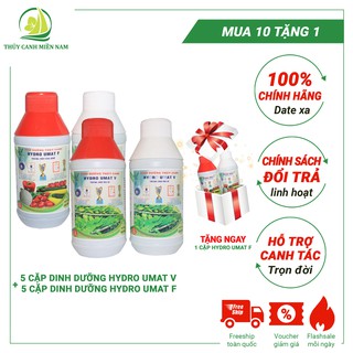 Combo 5 Cặp Hydro Umat V + 5 cặp Hydro Umat F tặng 1 Cặp Hydro Umat F