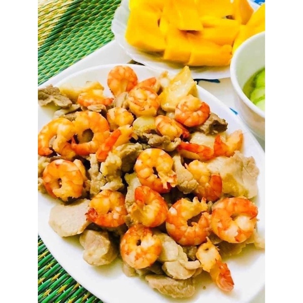 TÔM THẺ TƯƠI BÓC NÕN- khay 500gr