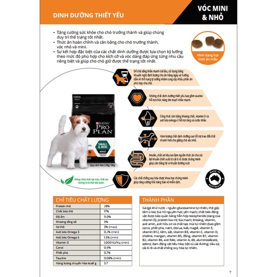 Thức ăn Purina Pro Plan cho chó 500g