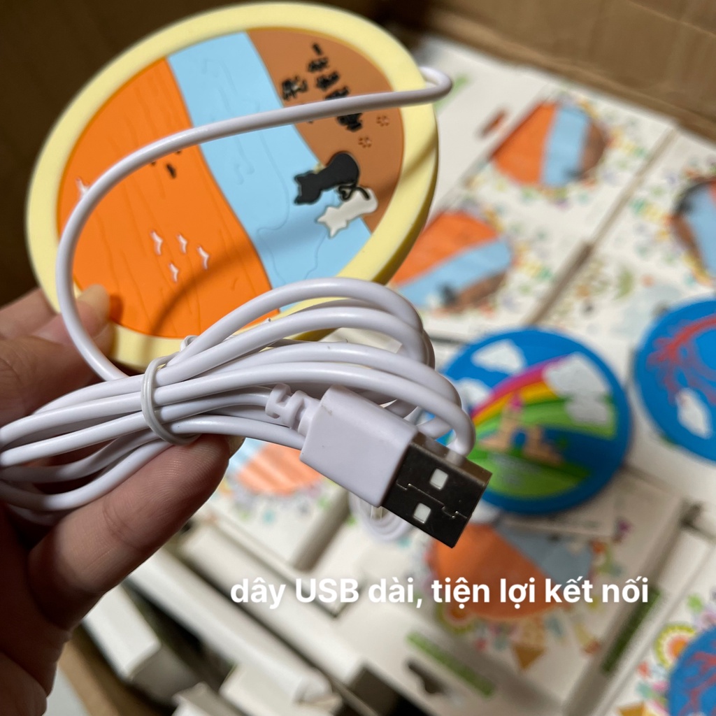 Đế Hâm Nóng Giữ Nhiệt Đồ Uống Cổng USB Dùng Được Cho Nhiều Loại Cốc