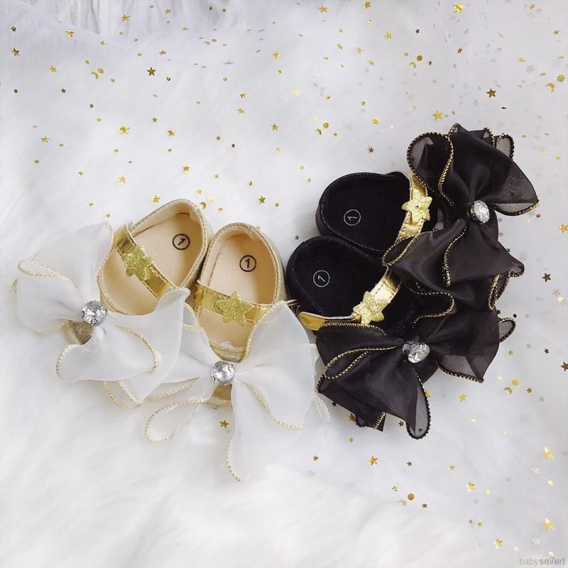 Giày Công Chúa Đính Hoa Đáng Yêu Cho Bé Gái