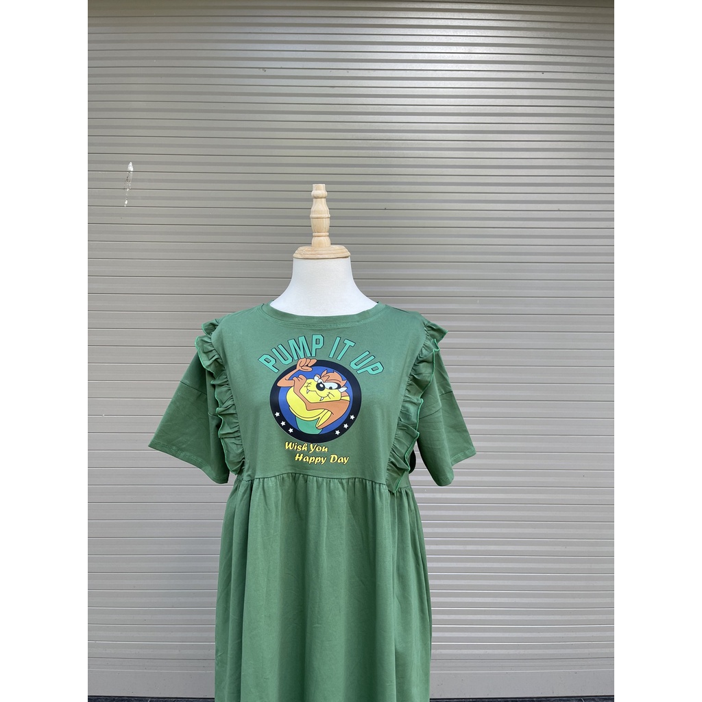 Đầm bầu đẹp Dambauxinh-L1227 Váy bầu mùa hè chất thun cotton mềm mát