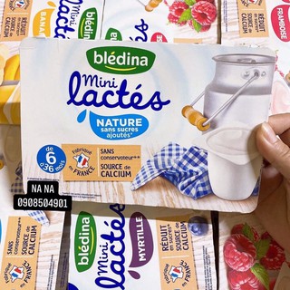 SỮA CHUA BLEDINA MINI LACTES NHIỀU VỊ