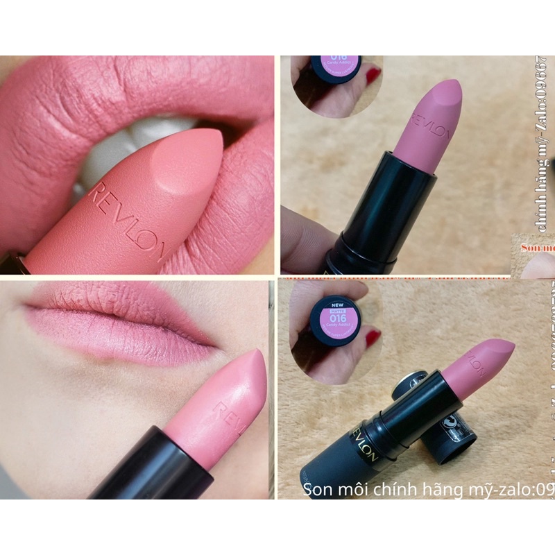 Son thanh lý Revlon Super Lustrous The Lustrous  Mattes Lipstick chính hãng mỹ