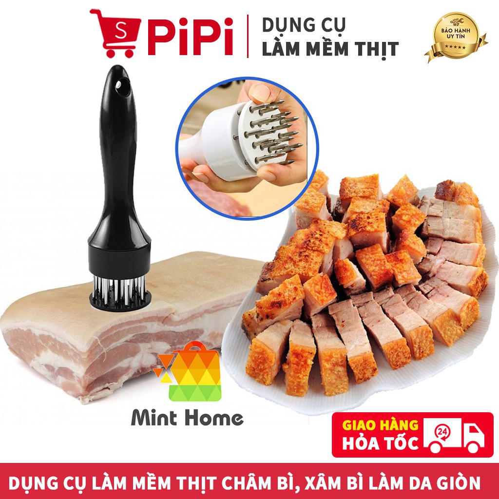 Dụng cụ châm bì, xăm bì, xâm bì, cây châm thịt, xâm thịt, xăm thịt, làm mềm thịt, làm heo quay da giòn